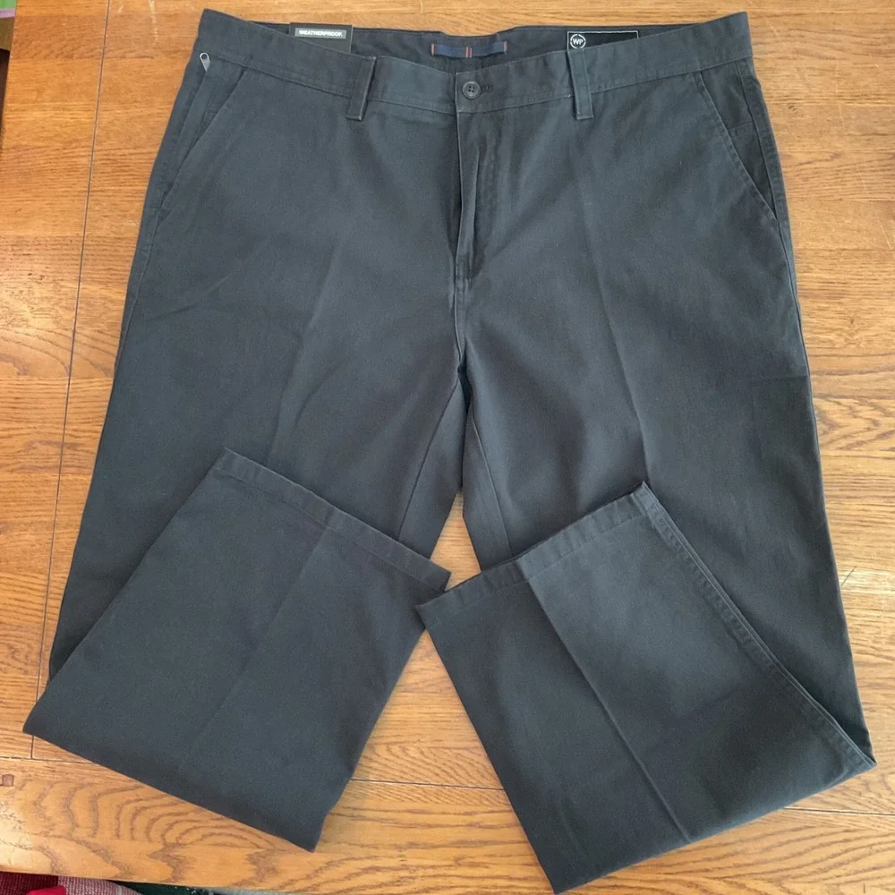 Weatherproof Mens Utility Chino Pants 002 Charcoal Gray‎ 42x30 SCWP706 New